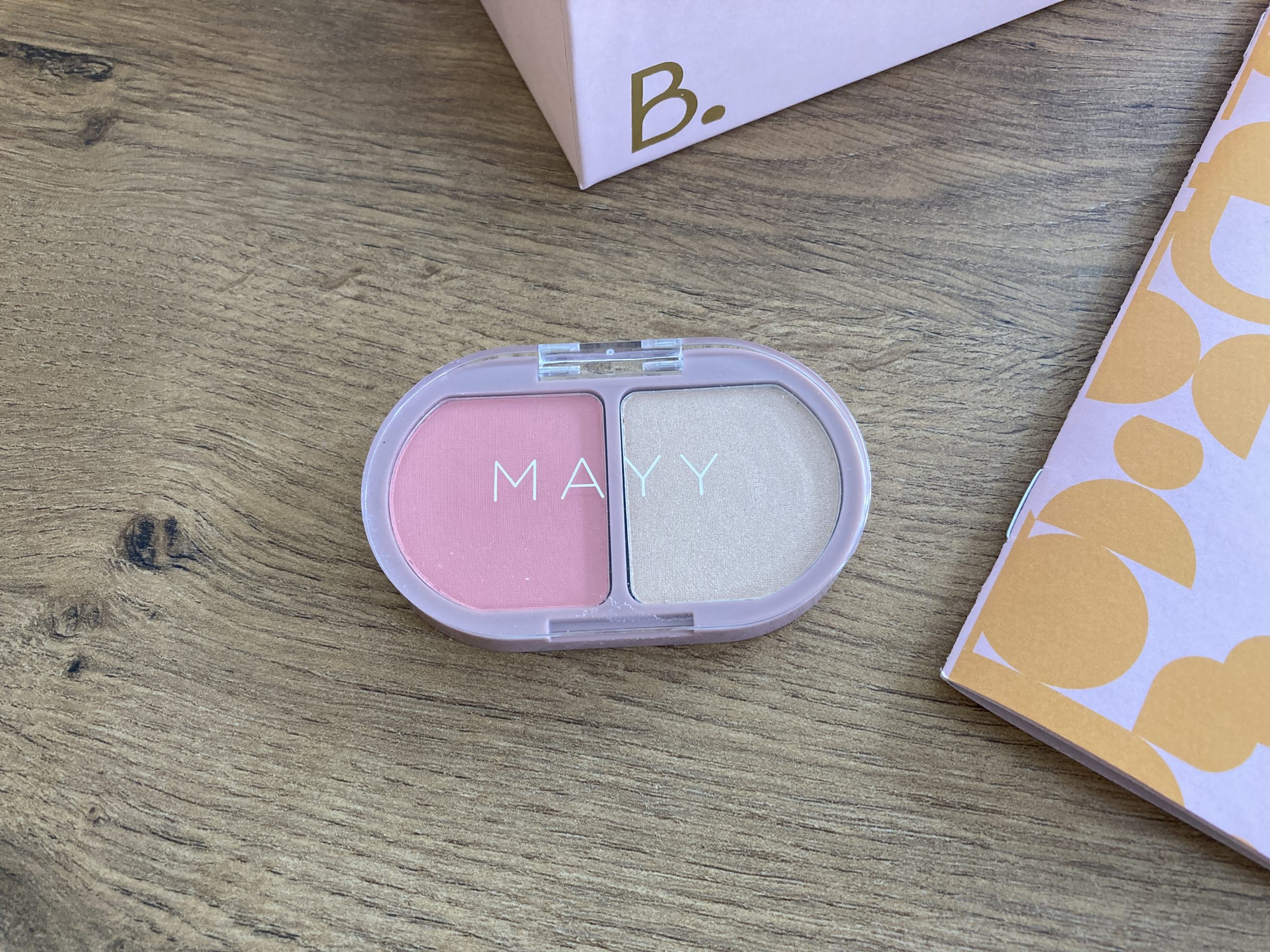 Palette duo blush/highlighter Natural Pink - Mayy